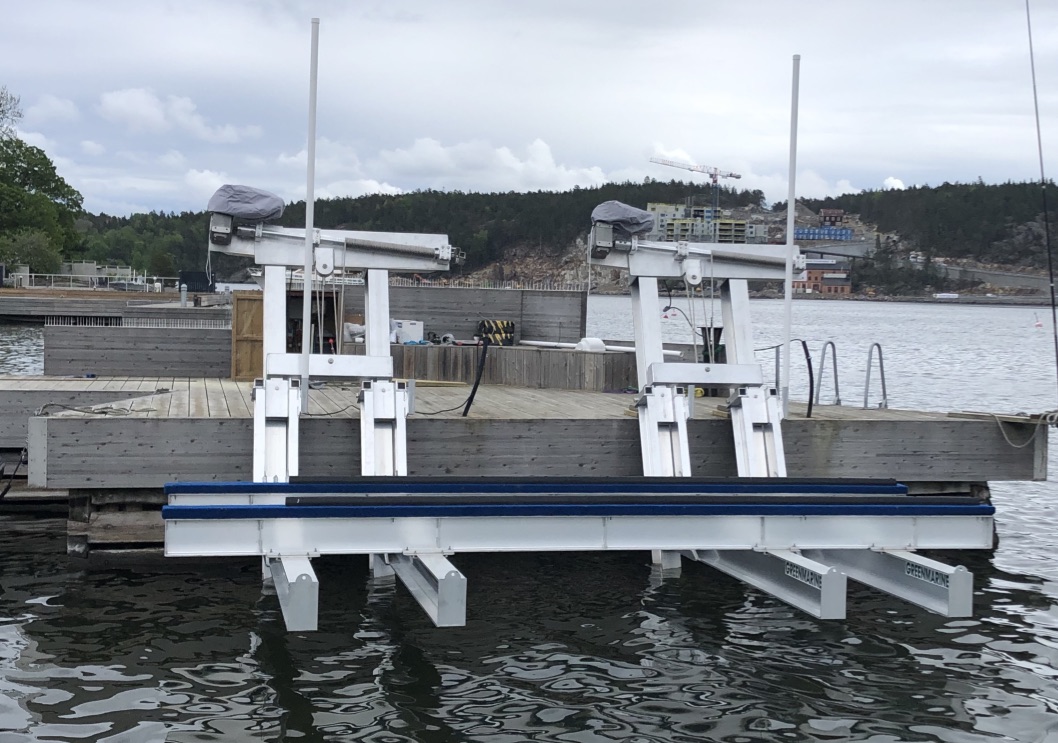 18.2 ton dock lift Lidingö