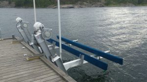 Dock lift 3.2 22.3 degrees