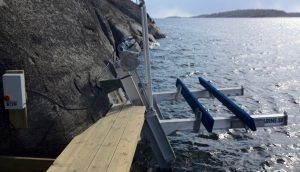 Rock mounting at Ingarö